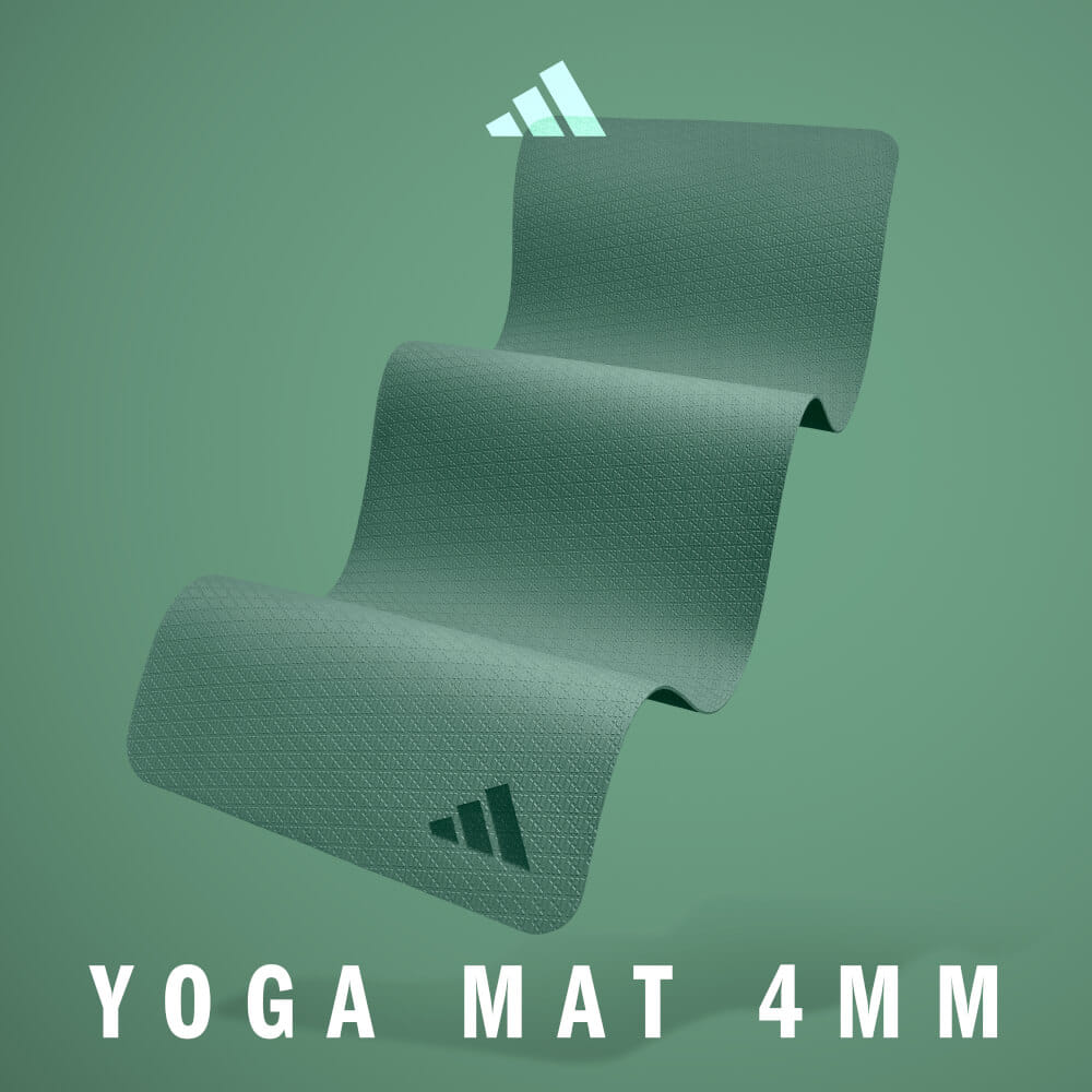 เสื่อโยคะ 4 มม. ADIDAS ADYG-10001LI สีเขียว
